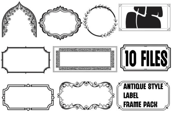 Antique Style Label Frames: Timeless Design Meets Modern Creativity
