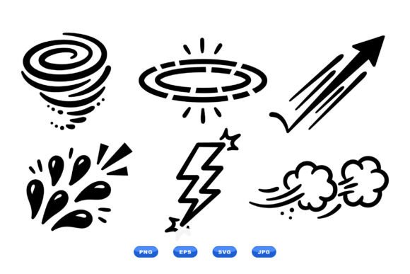 Comic Weather SVG Elements: A Versatile Toolkit for Designers
