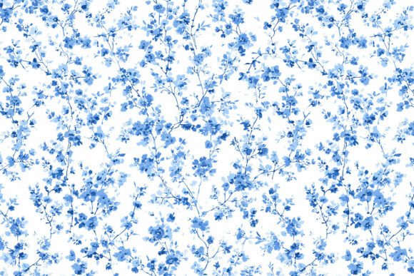Elegant Design Made Easy with Seamless Pattern 7 Blue Toile De Jouy