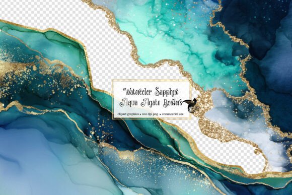 Elegant Design Solutions with Sapphire Aqua Agate Borders