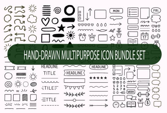 Enhancing Visual Communication with One Line Drawing Infographic Sets