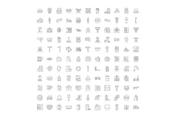Essential Guide to Diverse Outline Linear Icons