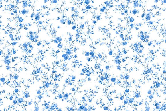 Exploring the Elegance of Seamless Pattern 5 Blue Toile De Jouy Fl