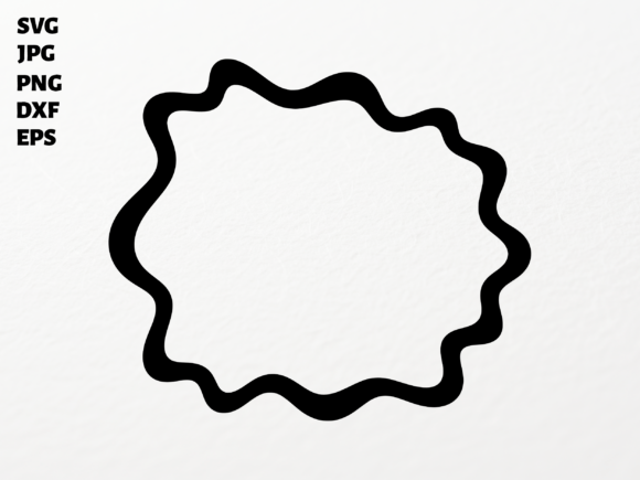 Organic Blob Frame SVG for Cricut: A Versatile Design Element for Creative Projects