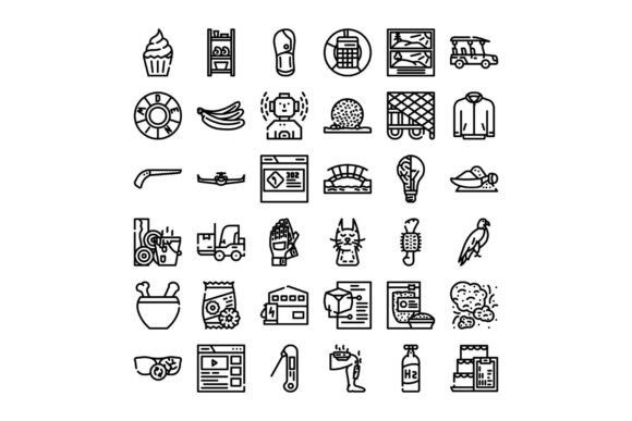 Outline Icons Set for Digital User Inter: Simple Design Made Powerful