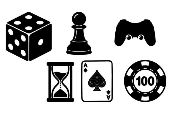 Retro Game Icons Clipart: Timeless Design for Creative Projects