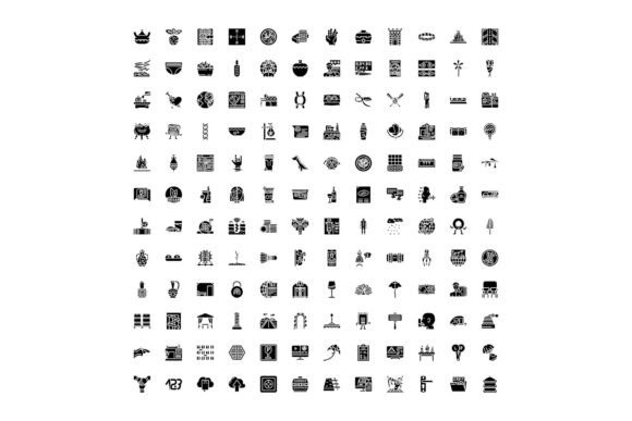 Unlocking Design Potential with a Diverse Glyph Icon Set for Web and Apps