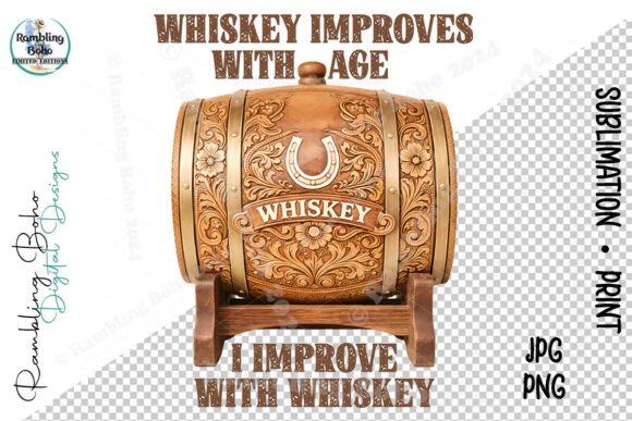 Whiskey Improves with Age Funny Barrel: A Design That Adds Character to Every Product